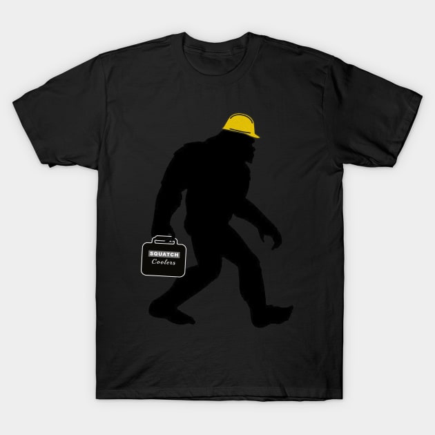 Hard Hat Sasquatch T-Shirt by  The best hard hat stickers 